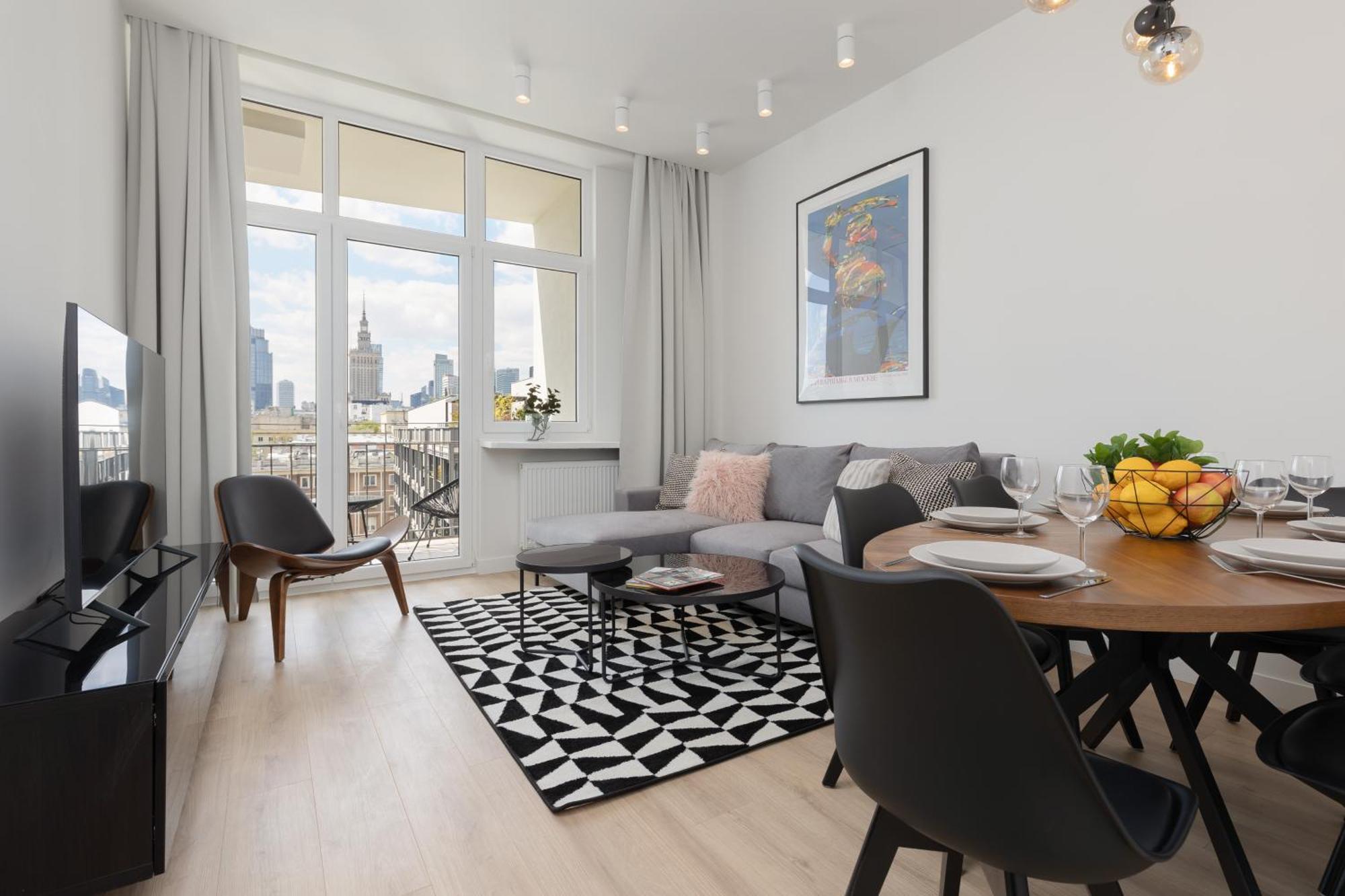 City Panorama Spacious Apartment By Renters Prestige Варшава Екстер'єр фото
