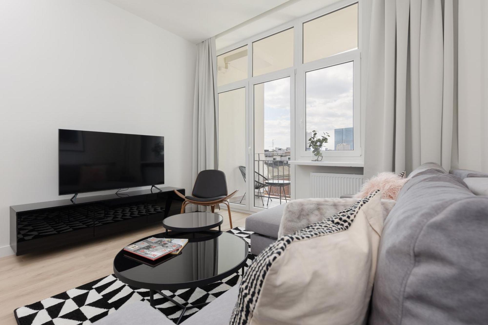 City Panorama Spacious Apartment By Renters Prestige Варшава Екстер'єр фото