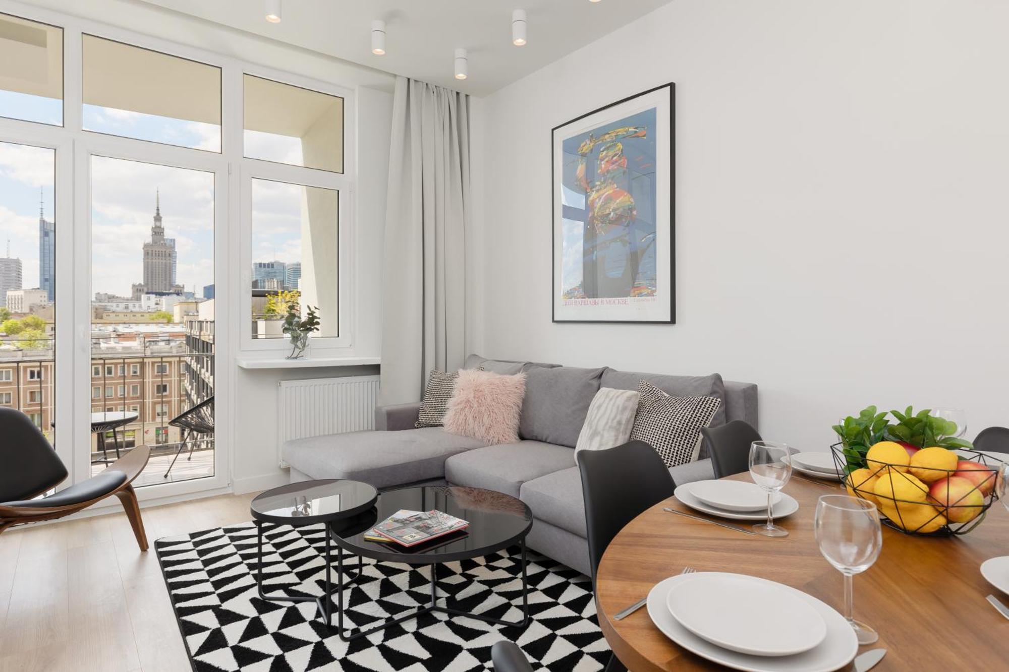 City Panorama Spacious Apartment By Renters Prestige Варшава Екстер'єр фото